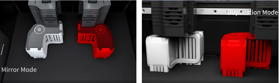 Raise E2シリーズ 独立デュアルヘッドによる複製モードとミラーモードによる新しい使い方